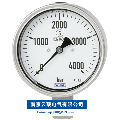 WIKA PG23HP-P 波登管壓力表，不銹鋼材質(zhì)