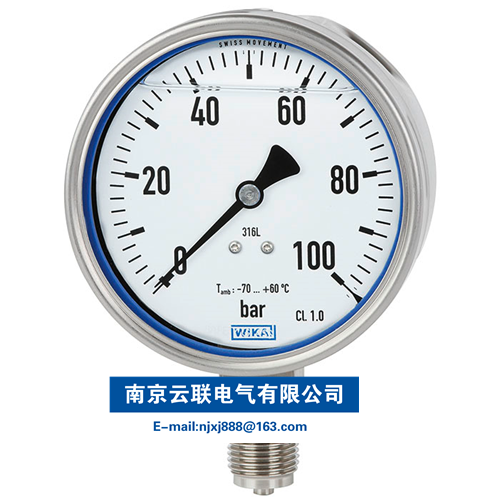 WIKA PG23LT 波登管壓力表，不銹鋼材質(zhì)