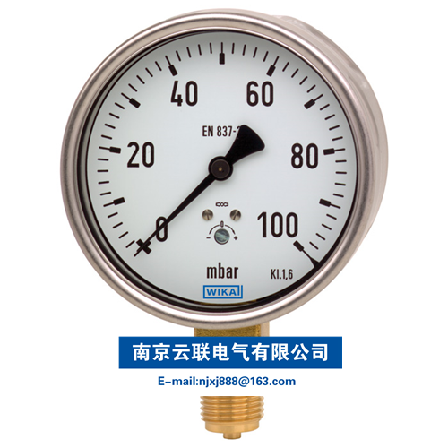 WIKA 612.20 膜盒式壓力表，銅合金材質(zhì) - 副本
