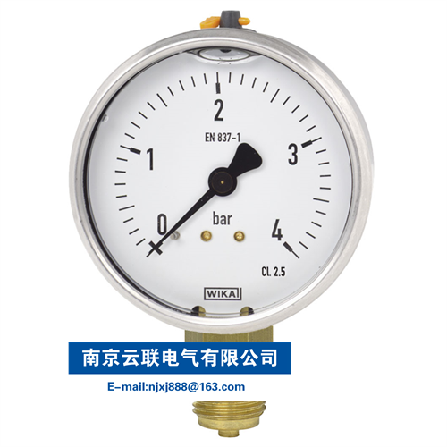 WIKA 113.53 波登管壓力表，銅合金材質(zhì)