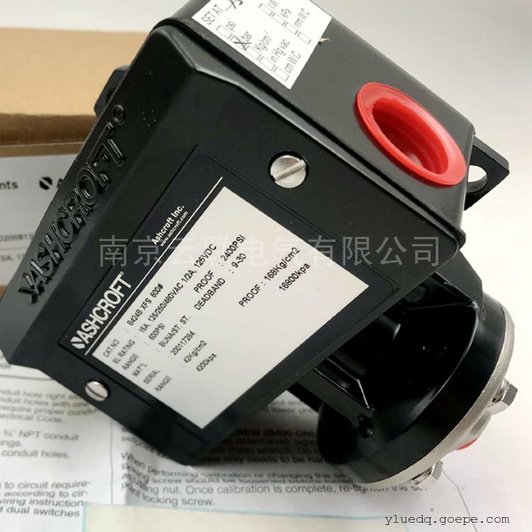 Ashcroft雅斯科B420B系列壓力開(kāi)關(guān)主要類別包括常開(kāi)